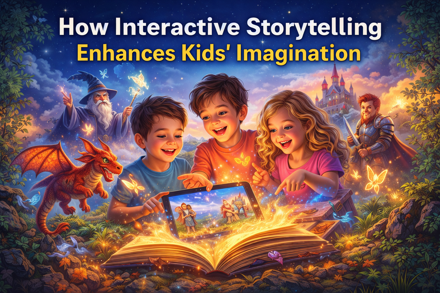interactive storytelling for kids, kids imagination, educational storytelling, creative learning for children, story-based learning, child development activities, imagination games, role-playing for kids, digital storytelling, learning through play