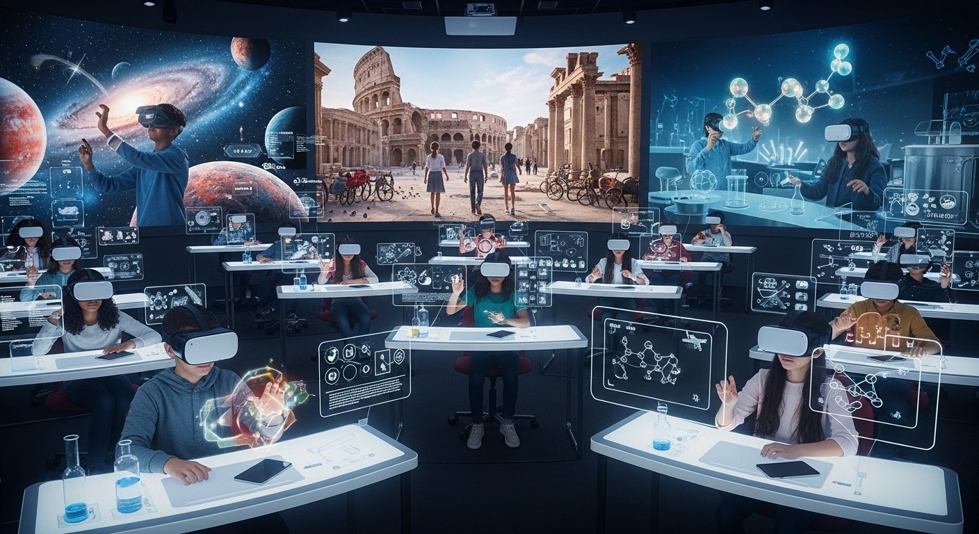 🥽 Virtual Reality Classrooms: Immersive Learning and the Future of Education